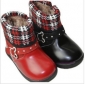 Flat Bottom Leather Waterproof Baby Boots