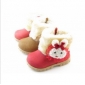 Cartoon Images On Cotton & Leather Waterproof Baby Boots