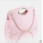 Pink With Chain Zipper Inside Handbags