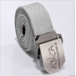 Gray Canvas With Buckles Belts