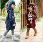 Long Style Cotton & Polyester Cold Resistant Children's Coats