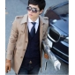 Straight Cotton Polyester Single Breasted Other Men's Clothing