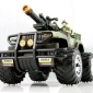Camouflage Remote Control Simulation Car Action Figure