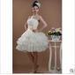 Tiered Tulle Ivory Short/ Mini Wedding Dresses