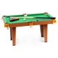 Wooden Billiard Table Green Toy Balls