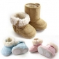 Cotton Soft Bottom Pure Color Baby Boots