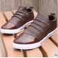 Rivet Paint Skin Round Toe Men's Casual Shoes