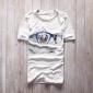 White With Blue Glasses Picture Without Deformation