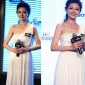 Dropped White Chiffon Asymmetrical Wedding Dresses