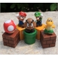 Five Styles FeiKe Anime Super Mario Bros With Drill Dolls