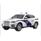 White Police Car Shape Remote Control Toy Vehicle