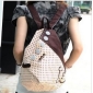 Apricot Coffee With Small Dots On Shoulders Hiking Backpacks