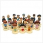 24 Styles Mini Size With Ivory Base Action Figure