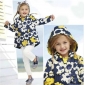 Two Row Buttons Long Sleeve With Flowers On Children's Shirts & Tops
