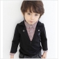 Black Long Sleeve With Buttons Children's Shirts