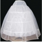 White Two Layers Ankle Length Bridal Petticoats