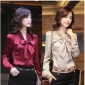 Long Sleeve With Big Bow Elegant Women's Tank Tops