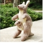 Light Gray Kangaroo Mini Size Stuffed Plush Animal