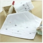 White 100% Cotton Wash Square Shape Towel