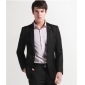 Black One Button Bridegroom Men's Suits