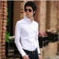 Black Casual Slim Pure Cotton Groom Shirts