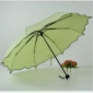 Green Wave Edge With Handles Umbrellas