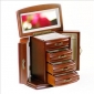 Wooden Dark Red Many Layers Jewelry Boxes