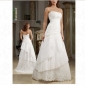 Backless Halter Ankle Length Lace A-line Wedding Dresses