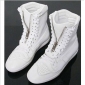 White Lace Up Fashion Men's Casual Boots