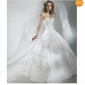 White Elegant Sweetheart Embroidery Princess Wedding Dresses