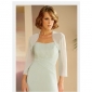 Light Green With Sleeves Ankle Length Mother of the Bride Dresses