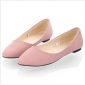 Pink PU Elegant Flats Women's Bridal Shoes