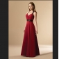 Red Black Ribbons Taffeta Bridesmaid Dresses