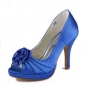 Blue High Heel Sexy Women's Bridal Shoes