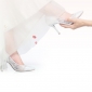 White Elegant Sexy Lace Women's Evening Shoes