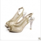 Lace Cream-coloured Elegant Sexy Women's Evening Shoes
