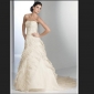Ivory Taffeta Halter Embroidered Ball Gown Wedding Dresses