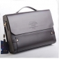 Men's Business With Zipper Leather Briefcases