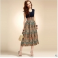 Black Tea Length Beach Casual Dresses