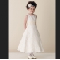 Ivory Lace Sleeveless With Sash Flower Girl Dresses