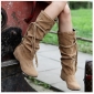 Flat Bottom Tassel Lace Up Women's Boots