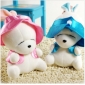 White Mashimaro Bride & Groom Cute Lovely Stuffed & Plush Animal