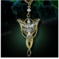 Gold Lord Of The Rings Leaf Shape Necklaces
