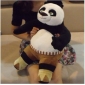 White Black Panda Shape PP Cotton Stuffed & Plush Animal