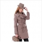 Nylon Cotton Water Resistant Long Style Women's Jackets & Coats