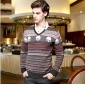 Skull Images On Long Sleeves Pure Cotton Men's Sweaters