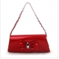 Red One Shoulder Big Bow On Evening Bags
