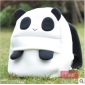 White Cartoon Panda Waterproof Kids Backpacks