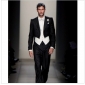 Black Party Slim Three Pieces Groom Tuxedos