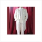 White Satin-framed Regular Length Groom Tuxedos